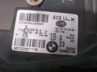 7229677-09 Фара левая BMW 1 F20/F21 Арт e10250305, вид 7
