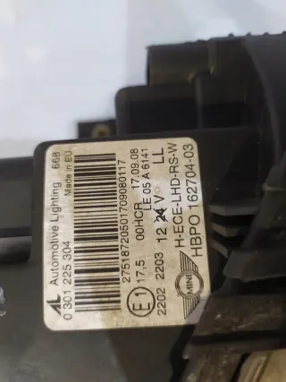 162704-03 Фара правая MINI Cooper R56 Арт e10283994, вид 9
