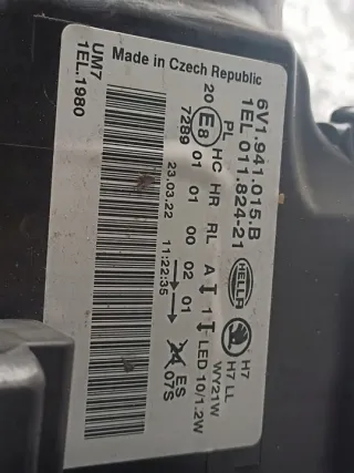6V1941015B Фара левая Skoda Fabia 3 Арт e10304387, вид 5