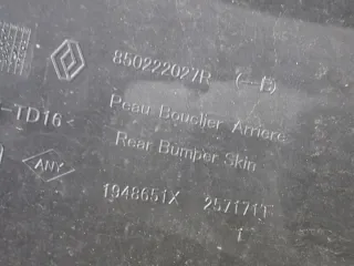 2017-2024R 850222027R Бампер задний Dacia Duster 2 Арт e10332804, вид 5