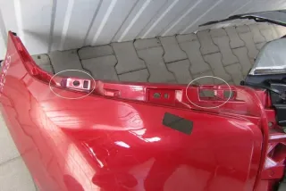 Бампер передний Mitsubishi Outlander 3 restailing 2014г. 6410G227ZZ - Фото 7