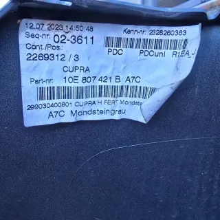 10E807421B Бампер задний Seat Cordoba 2 Арт e10352882, вид 11