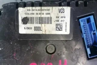 6J0920800L 20701207 Щиток приборов (приборная панель) Seat Ibiza 4 Арт e10404804, вид 3