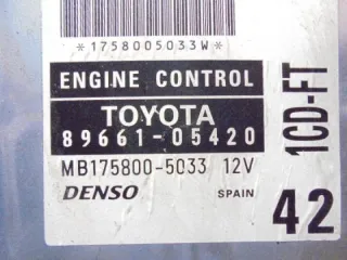 89661-05420 175800-5031 Блок управления двигателем Toyota Avensis 1 Арт e10456720, вид 4