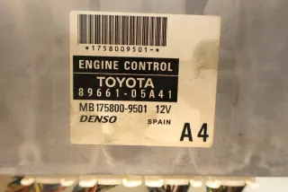 MB175800-9501 89661-05A41 Блок управления двигателем Toyota Avensis 2 Арт e10468038, вид 7