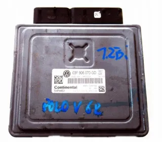 03F907309AJ 03F906070GD 5WP44821 Блок управления двигателем Volkswagen Polo 5 Арт e10468143, вид 1