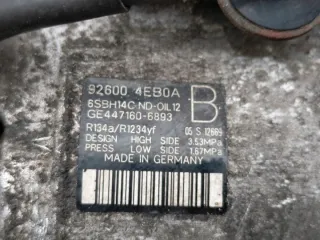 926004EB0A Компрессор кондиционера Nissan Qashqai 2 Арт e10478592, вид 5