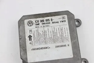 1C0909605B 5WK43124 Блок AirBag Volkswagen Passat B5 Арт e10487588, вид 2