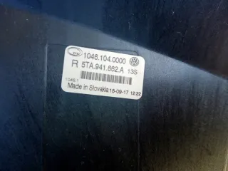 5TA941662A Фара противотуманная правая Volkswagen Touran 3 Арт e10496183, вид 4
