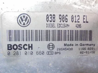 038906012EL 1,9SDI 0281010660 Блок управления двигателем Volkswagen Polo 4 Арт e10499221, вид 4