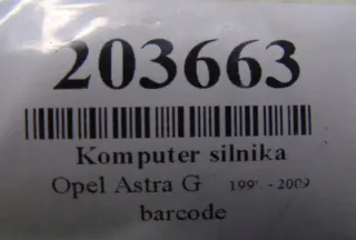 09391259 Блок управления двигателем Opel Astra G Арт e10506811, вид 5
