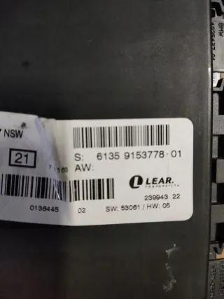 9153778 Блок управления светом BMW 1 E81/E82/E87/E88 Арт e10535697, вид 3