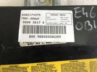 3082174379 Подушка безопасности BMW 3 E46 Арт e10546411, вид 5