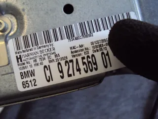 9274569 9274569-01 Блок навигации BMW 6 F06/F12/F13 Арт e10557097, вид 6