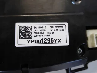 YP000126YX 28583672 Блок навигации Opel Crossland x Арт e10564619, вид 4