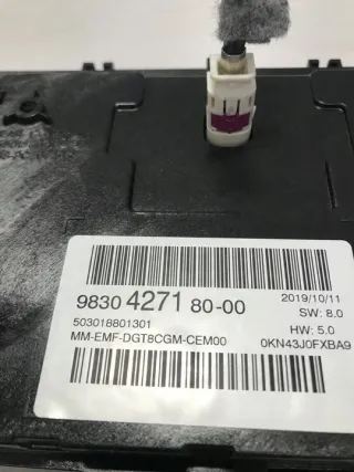 9830427180 Блок навигации Opel Grandland X Арт e10564633, вид 3