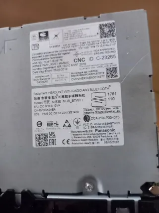 5FJ035869B Блок навигации Seat Tarraco Арт e10565605, вид 2