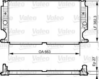 735188 Радиатор основной Toyota Avensis VERSO Арт AL14646960779, вид 2