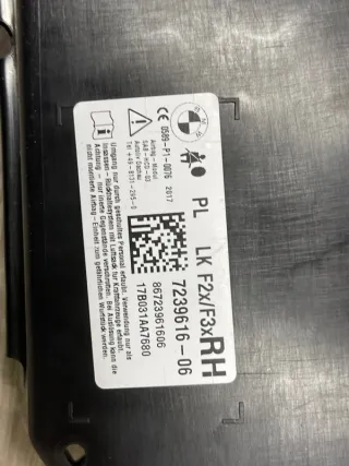 72127239616 Подушка безопасности в сиденье BMW 3 F30/F31/GT F34 Арт TP119300, вид 11