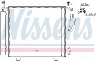 940206 Радиатор кондиционера  Hyundai i10 2 Арт AL14187987191, вид 2