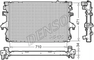 DRM32040 Радиатор основной Volkswagen Transporter T5 Арт AL14534161040_2, вид 1