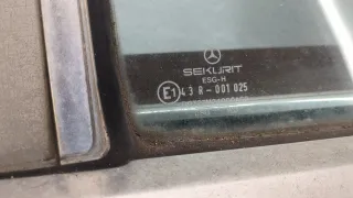  Дверь задняя левая серебристая Mercedes S W126 Арт 20394714, вид 2