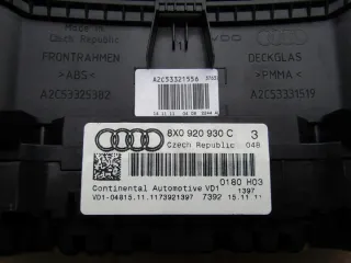 8X0920930C A2C53331519 Щиток приборов (приборная панель) Audi A1 Арт e8523458, вид 3