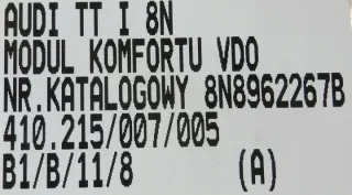 8N8962267B Блок предохранителей Audi TT 1 Арт e9790380, вид 5