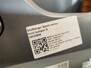 7464711 9491429 9491430 8081187 Передняя часть (ноускат) в сборе BMW Z8 Арт e10606000, вид 5