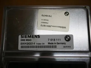 7516470 6905668 Блок управления двигателем BMW 3 E46 Арт e12675274, вид 5