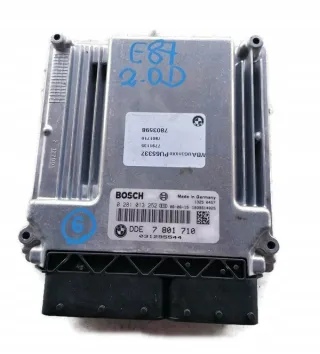 7801710 Блок управления двигателем BMW 1 E81/E82/E87/E88 Арт e12674897, вид 1