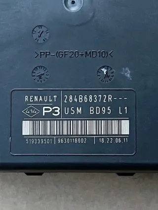 284B68372R Блок комфорта Renault Megane 3 Арт e12670155, вид 3