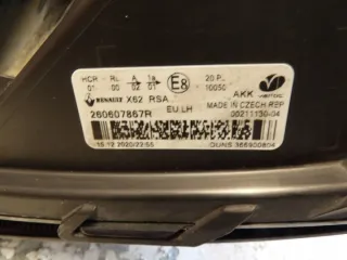 260607867R 2019-23 Фара левая Renault Master 3 restailing Арт e12662836, вид 6