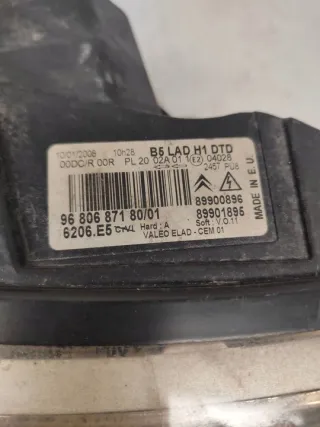 9680687180 Фара правая Citroen C4 1 Арт e12661452, вид 6