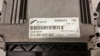 55255373 0281017827 Блок управления двигателем Fiat 500L Арт e12651992, вид 2