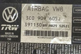 3C0909605J Блок AirBag Volkswagen Passat B7 Арт e12642826, вид 1