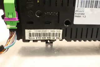 6Y0920881MB41 Щиток приборов (приборная панель) Skoda Fabia 1 Арт e12641931, вид 7