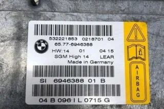 6946388 Блок AirBag BMW 5 E60/E61 Арт e12641280, вид 2