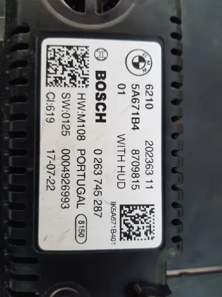 5A671B4 Щиток приборов (приборная панель) BMW 5 G30/G31 Арт e12640515, вид 4