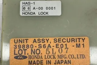 39880S6AE01 Блок управления (другие) Honda FR-V Арт e12637049, вид 1