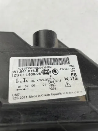 3V1941016B Фара правая Skoda Superb 3 Арт e12632788, вид 6
