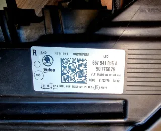  Фара правая Skoda Scala Арт e12632786, вид 3