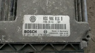 03G906016B 0281011478 Блок управления двигателем Volkswagen Golf 5 Арт e12620842, вид 2