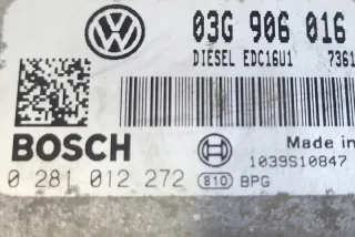 0281012272 Блок управления двигателем Volkswagen Caddy 3 Арт e12620697, вид 2