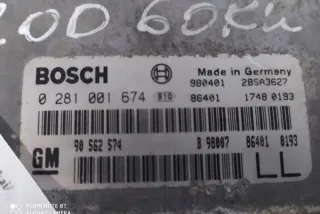 F35_ 0281001674 Блок управления двигателем Opel Astra G Арт e12619037, вид 3