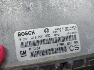 0281010021 28SA4222 Блок управления двигателем Opel Astra G Арт e12619015, вид 4