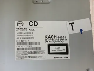 KA0H-669G0 Блок навигации Mazda 5 1 Арт e12612968, вид 2