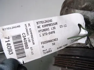 F500-AN8CA03 Компрессор кондиционера Hyundai i30 FD Арт e12612219, вид 3