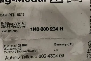1K0880204H Подушка безопасности Volkswagen Golf 5 Арт e12610310, вид 2