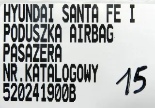520241900B Подушка безопасности Hyundai Santa FE 1 (SM) Арт e12606201, вид 8